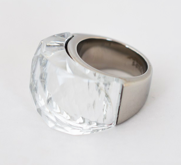 CHRISTOM bijoux joaillerie Bague verre